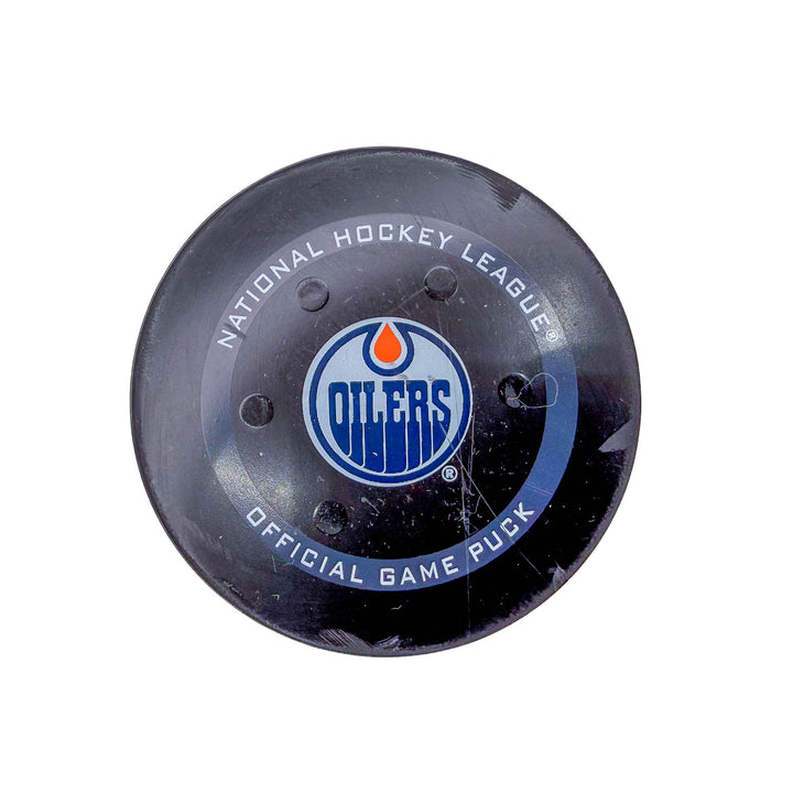 Connor McDavid Edmonton Oilers Goal Puck - Mar. 17/2022 vs Buffalo Sabres #18387