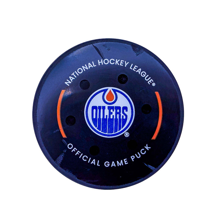 Connor McDavid Edmonton Oilers Goal Puck - Mar. 4/2025 vs Anaheim Ducks #25030