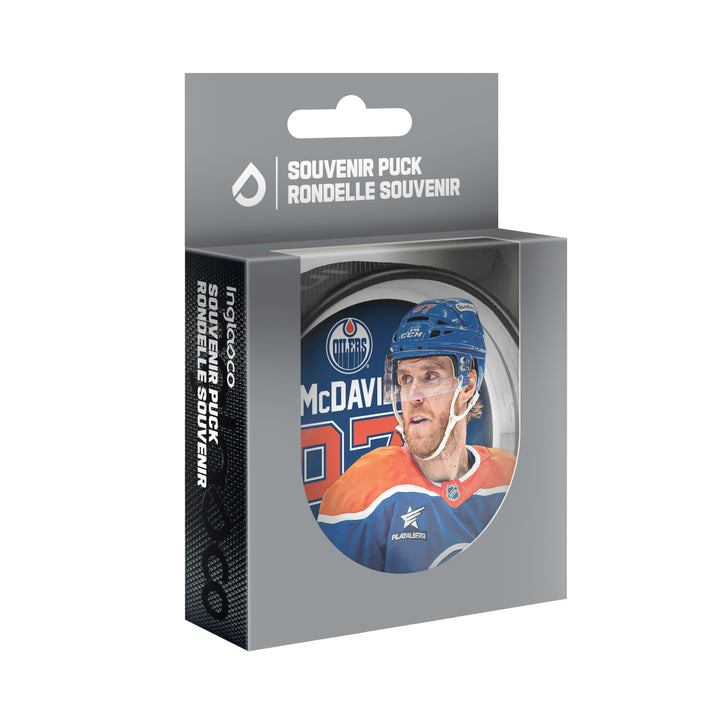 Connor McDavid Edmonton Oilers Shadow Puck