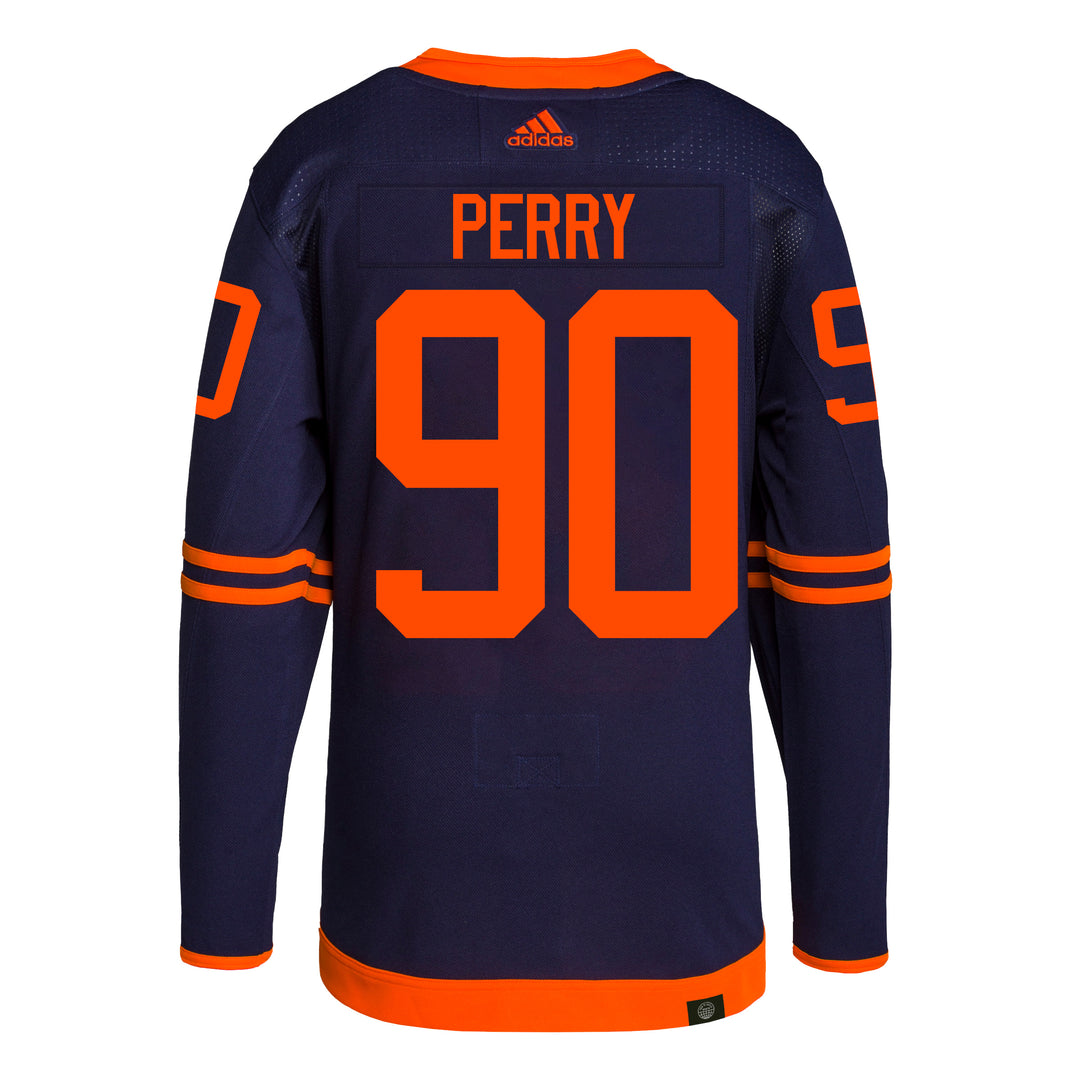 Corey Perry Edmonton Oilers adidas Primegreen Authentic Navy Alternate Jersey