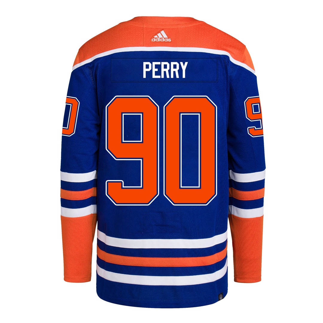 Corey Perry Edmonton Oilers adidas Primegreen Authentic Royal Blue Home Jersey