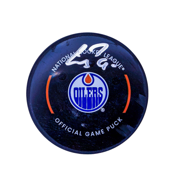Corey Perry Edmonton Oilers Autographed Goal Puck - Feb. 7/2025 vs Colorado Avalanche #25017