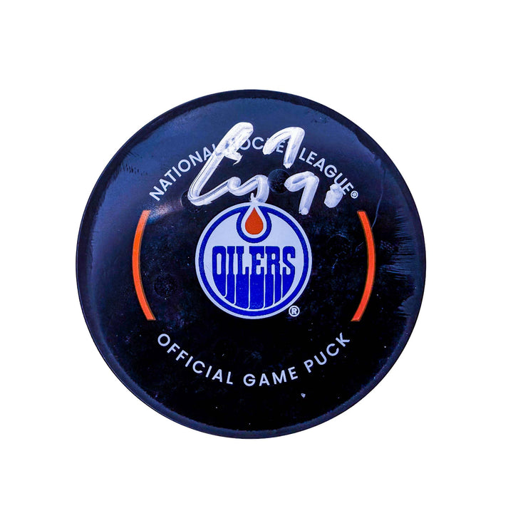 Corey Perry Edmonton Oilers Autographed Goal Puck - Feb. 7/2025 vs Colorado Avalanche #25020