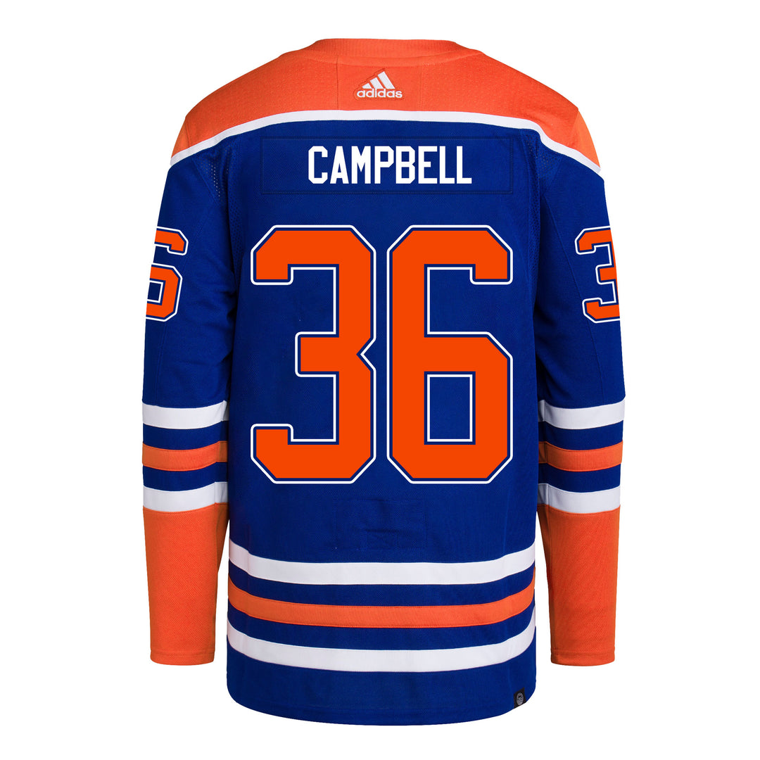 Jack Campbell Edmonton Oilers adidas Primegreen Authentic Royal Blue Home Jersey