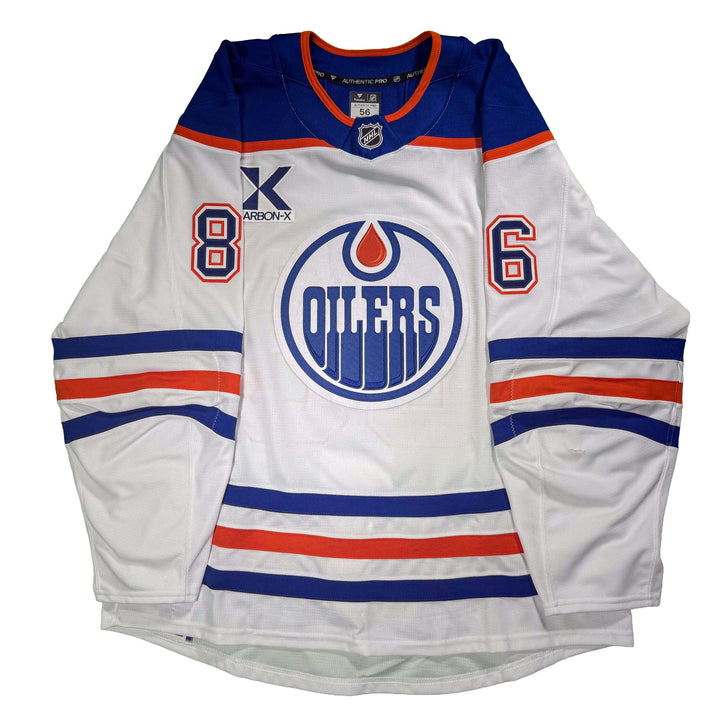 David Tomasek Edmonton Oilers Game Worn Jersey - 2025-26 White Set #2 - D00323