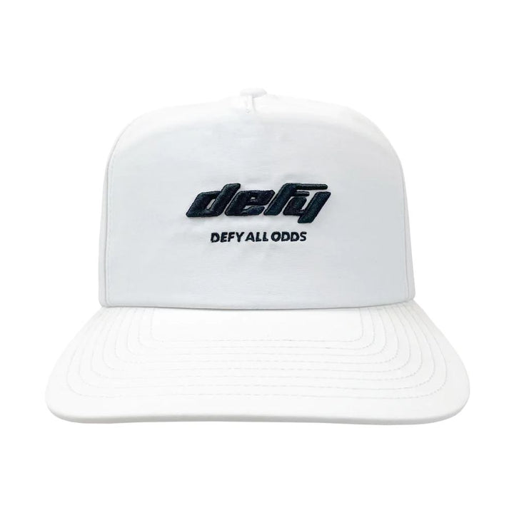 Edmonton Oilers DEFY White Snapback Hat