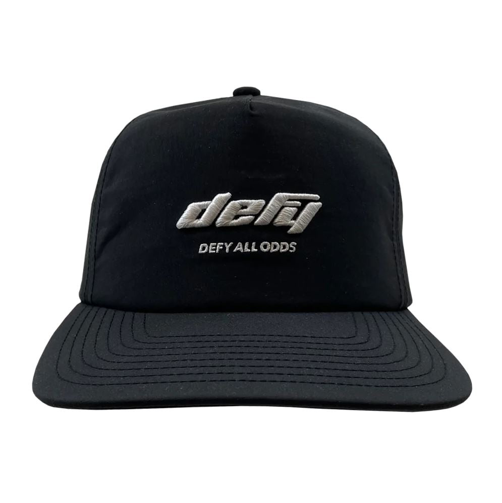 Edmonton Oilers DEFY Black Snapback Hat