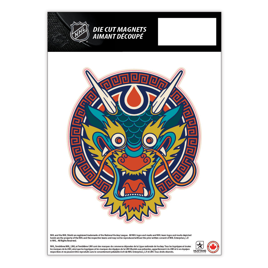 Edmonton Oilers 2024 Lunar New Year 8" x 11" Magnet