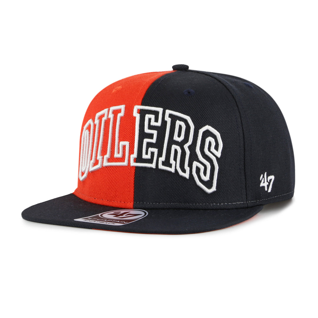 Edmonton Oilers '47 Orange Halftime Captain Snapback Hat