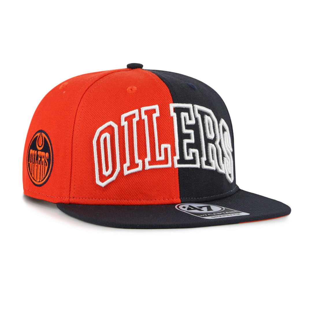 Edmonton Oilers '47 Orange Halftime Captain Snapback Hat