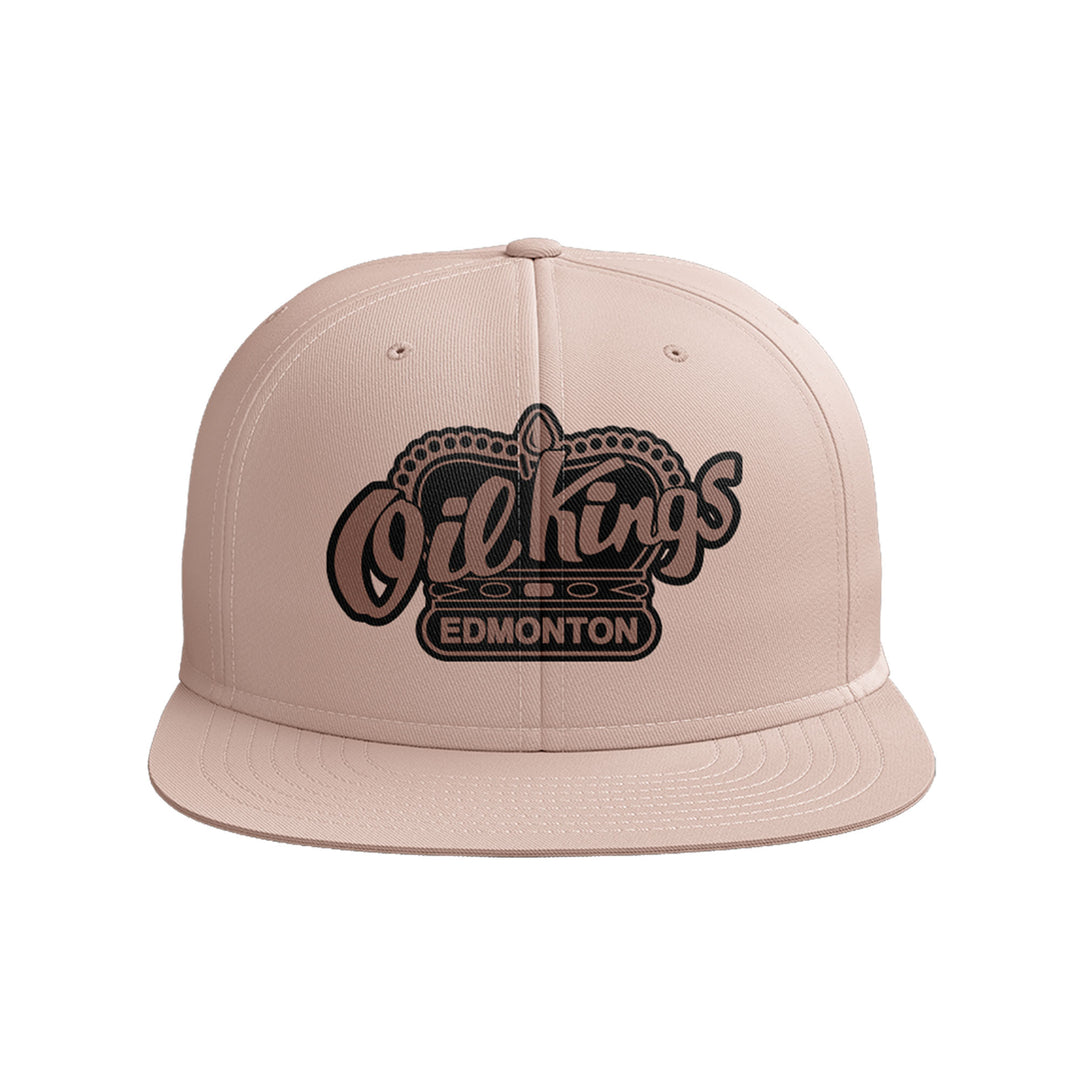 Edmonton Oil Kings Bardown Sports Pink Neutral 3.0 Snapback Hat