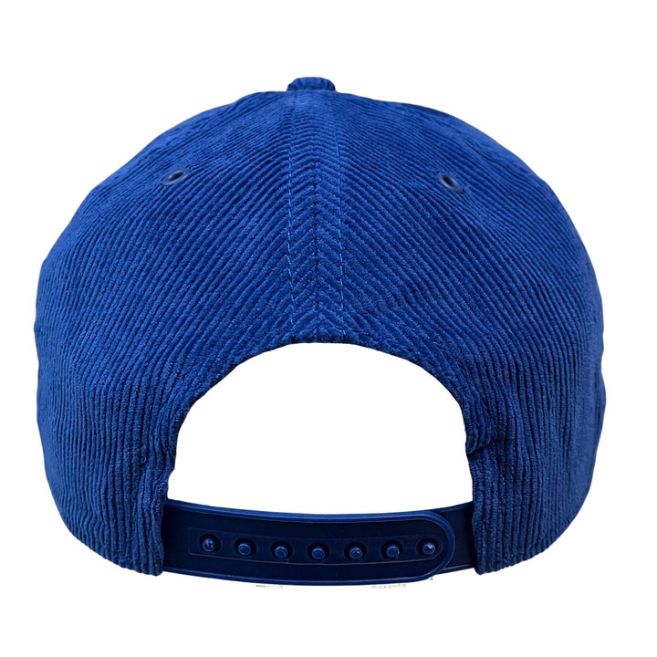 Edmonton Oil Kings American Needle Blue Corduroy Home Logo Valin Adjustable Hat