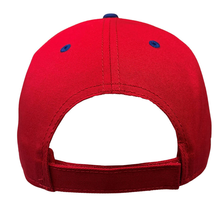 Edmonton Oil Kings American Needle Red Home Logo Split Colour Adjustable Hat