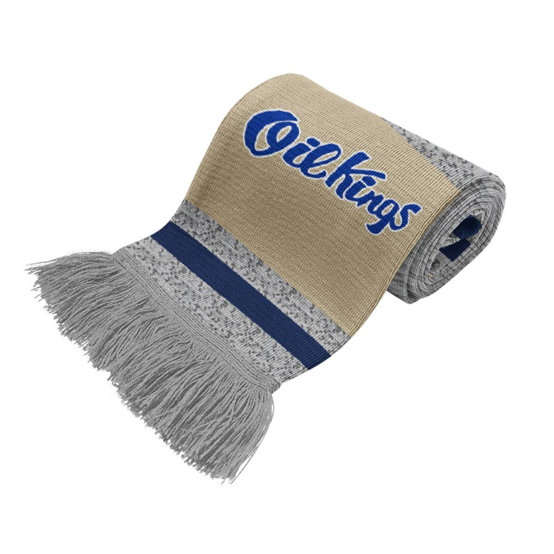 Edmonton Oil Kings Bardown Grey Snow Pepper Scarf