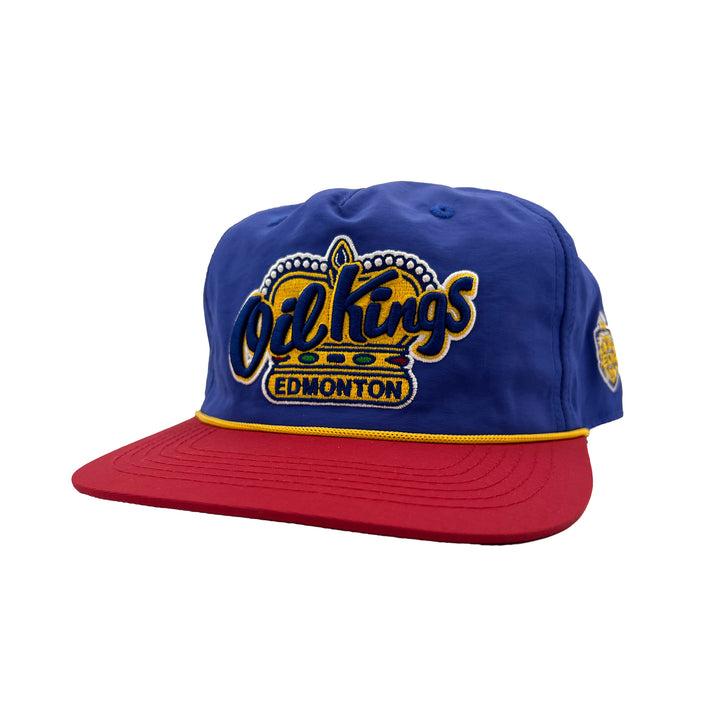 Edmonton Oil Kings Official League Lightweight Blue & Red Snapback Hat