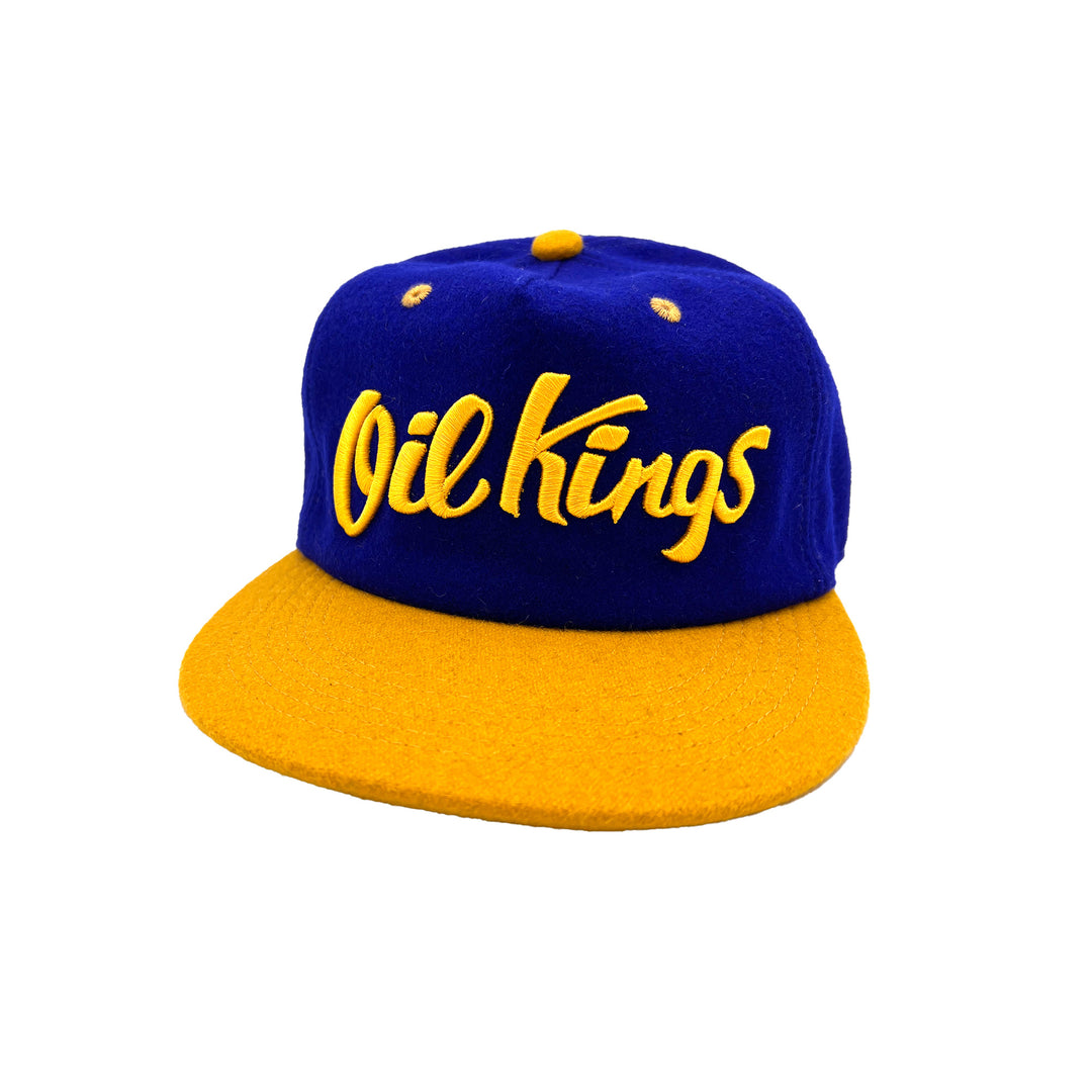 Edmonton Oil Kings Official League Script Snapback Hat
