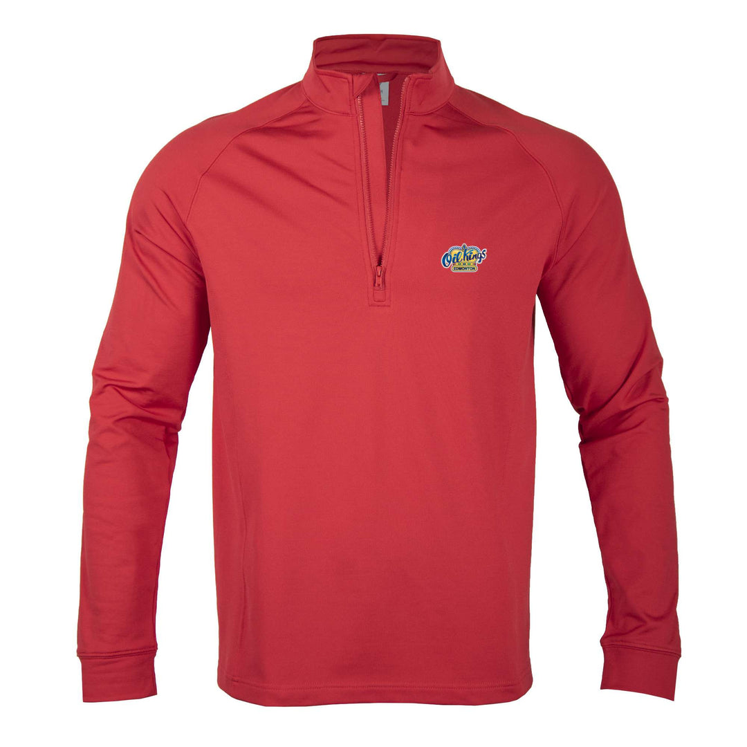 Edmonton Oil Kings Levelwear Calibre Red Half-Zip Sweatshirt