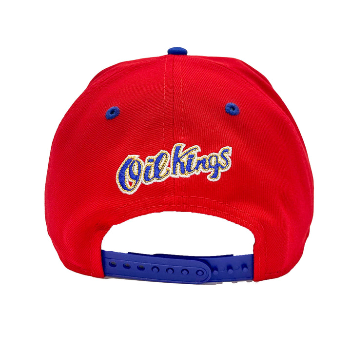 Edmonton Oil Kings New Era Red & Blue 9FIFTY Snapback Hat