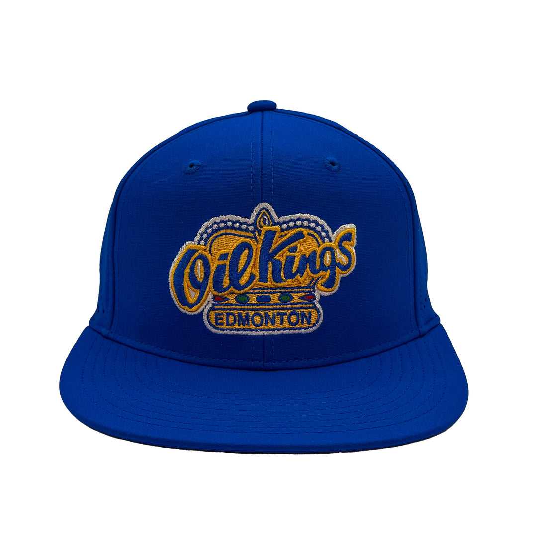 Edmonton Oil Kings Pacific Headwear Blue Flex Hat