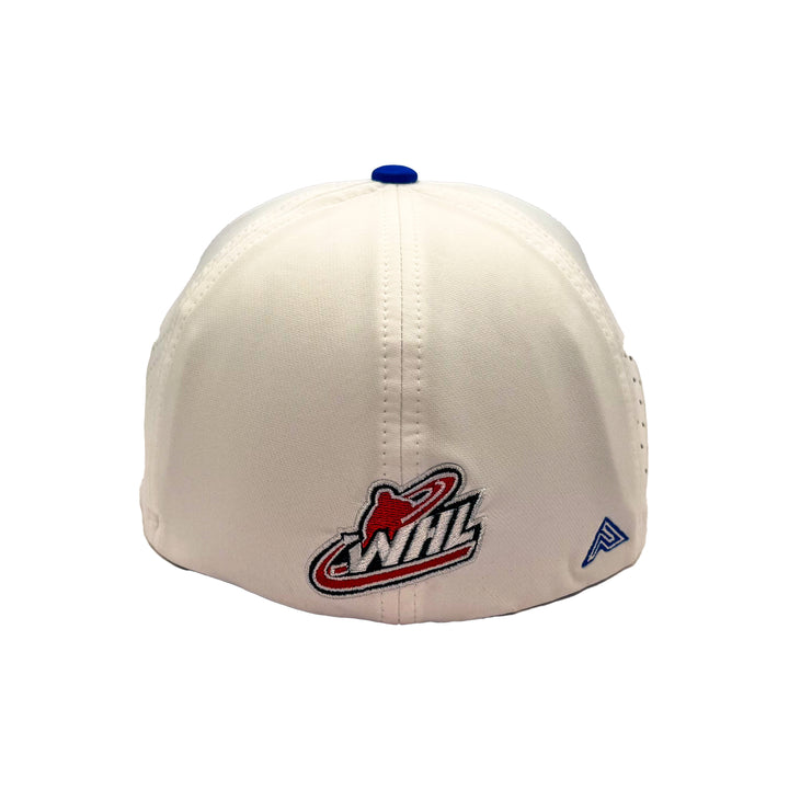 Edmonton Oil Kings Pacific Headwear White & Blue Flex Hat