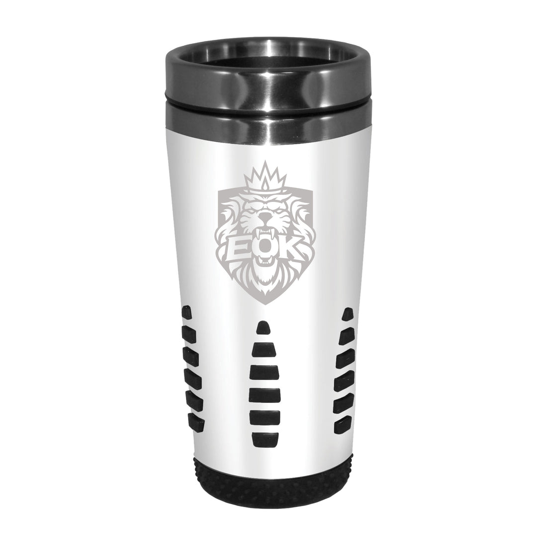 Edmonton Oil Kings White Alternate Logo 16 oz Travel Mug