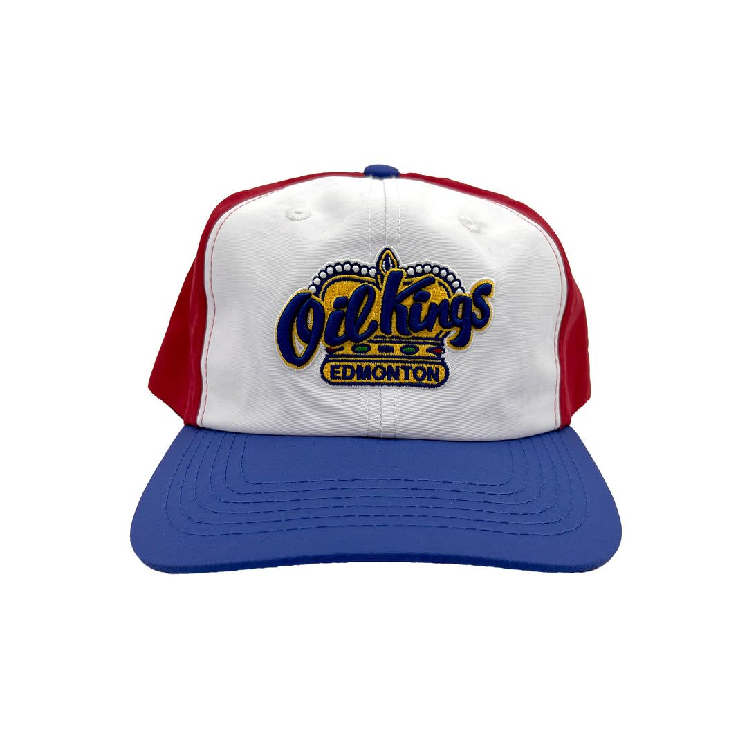 Edmonton Oil Kings Official League Lightweight Tricolor Snapback Hat