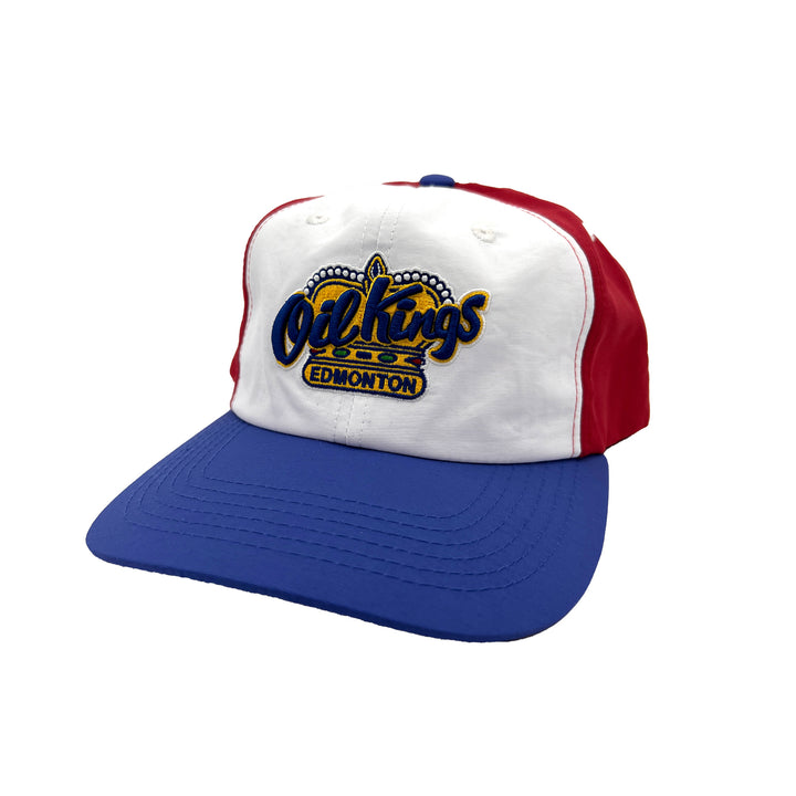 Edmonton Oil Kings Official League Lightweight Tricolor Snapback Hat