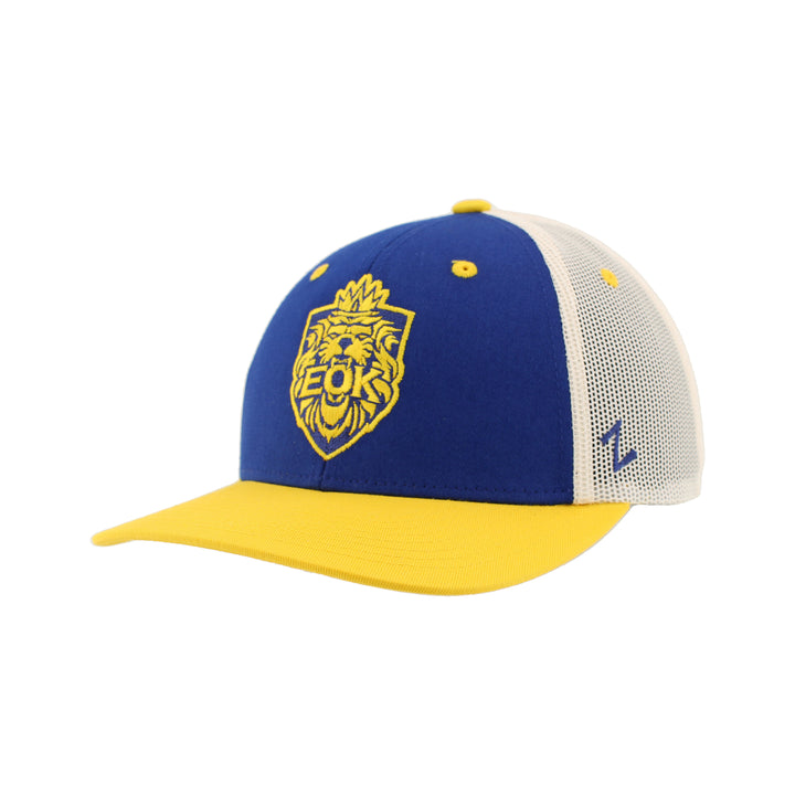 Edmonton Oil Kings Zephyr Blue Alternate Dakota Mesh Snapback Hat