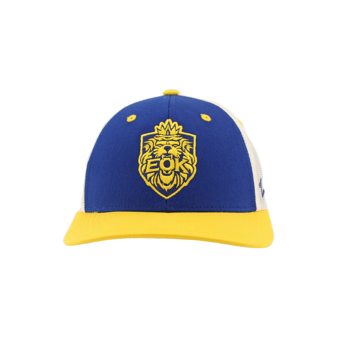 Edmonton Oil Kings Zephyr Blue Alternate Dakota Mesh Snapback Hat
