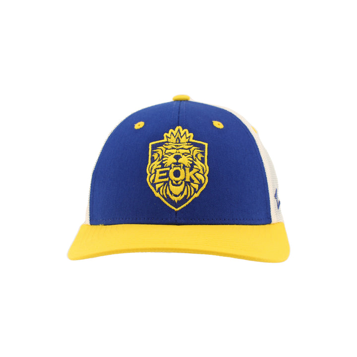 Edmonton Oil Kings Zephyr Blue Alternate Dakota Mesh Snapback Hat