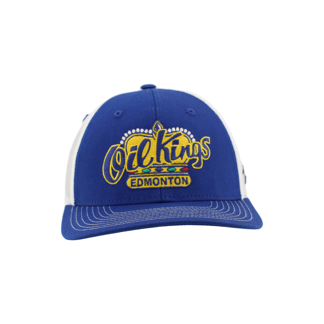 Edmonton Oil Kings Zephyr Blue Dakota Mesh Snapback Hat