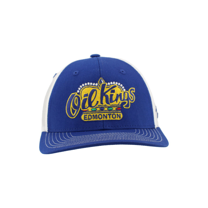 Edmonton Oil Kings Zephyr Blue Dakota Mesh Snapback Hat