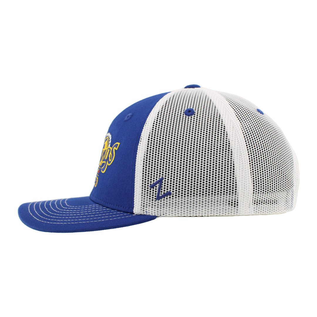 Edmonton Oil Kings Zephyr Blue Dakota Mesh Snapback Hat
