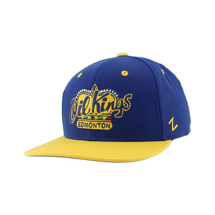 Edmonton Oil Kings Zephyr Blue Z11 Snapback Hat