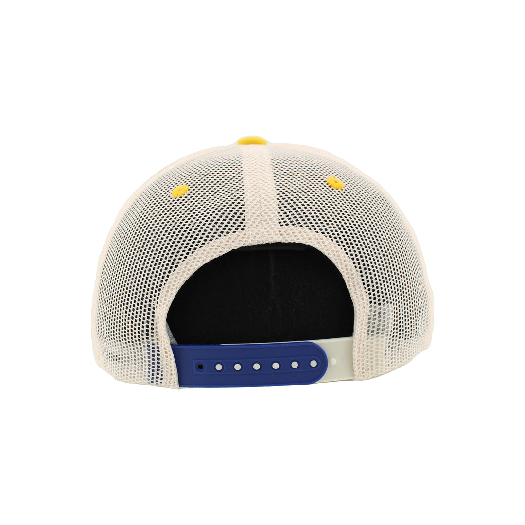 Edmonton Oil Kings Zephyr Blue & Yellow Dakota Mesh Snapback Hat