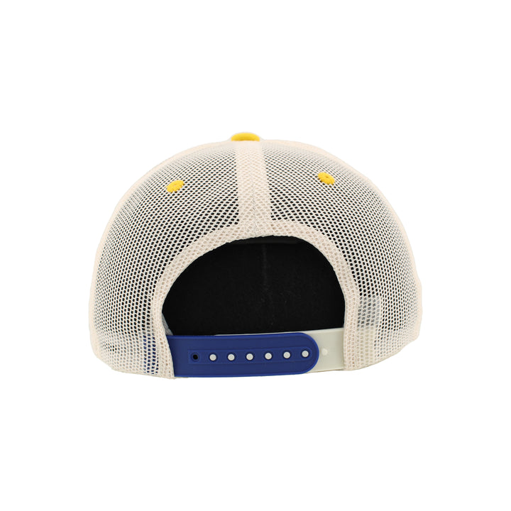 Edmonton Oil Kings Zephyr Blue & Yellow Dakota Mesh Snapback Hat