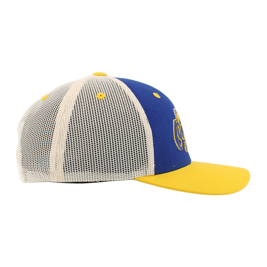 Edmonton Oil Kings Zephyr Blue & Yellow Dakota Mesh Snapback Hat