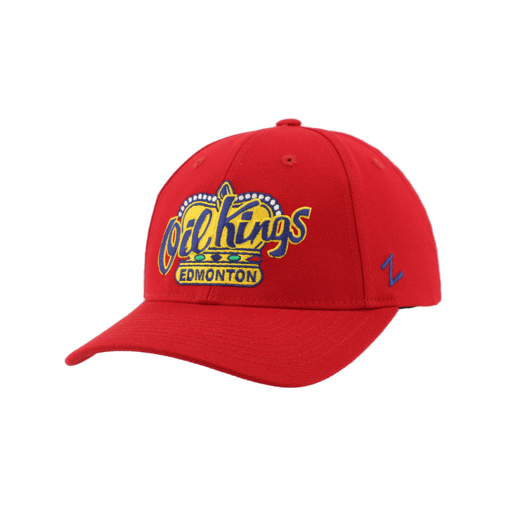 Edmonton Oil Kings Zephyr Red Competitor Snapback Hat