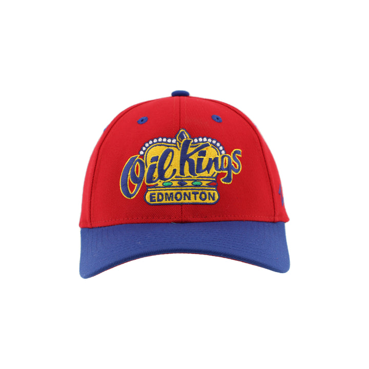 Edmonton Oil Kings Zephyr Red & Blue Competitor Snapback Hat