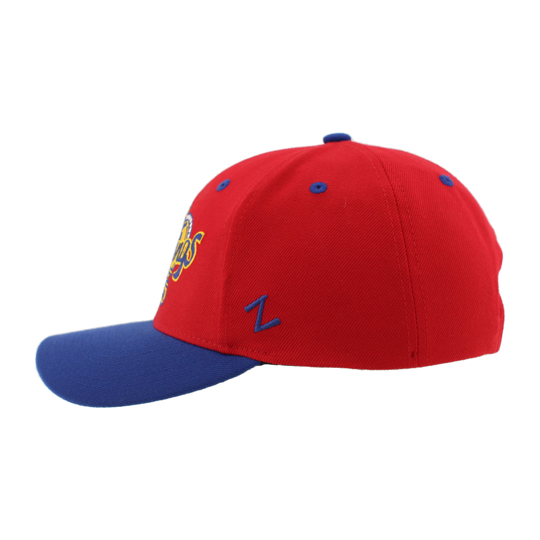 Edmonton Oil Kings Zephyr Red & Blue Competitor Snapback Hat