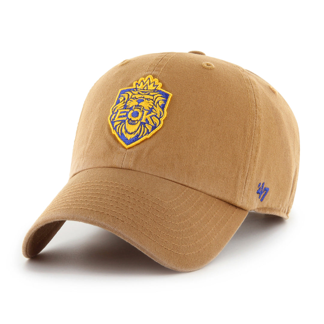 Edmonton Oil Kings '47 Brown Alternate Logo Clean Up Adjustable Hat