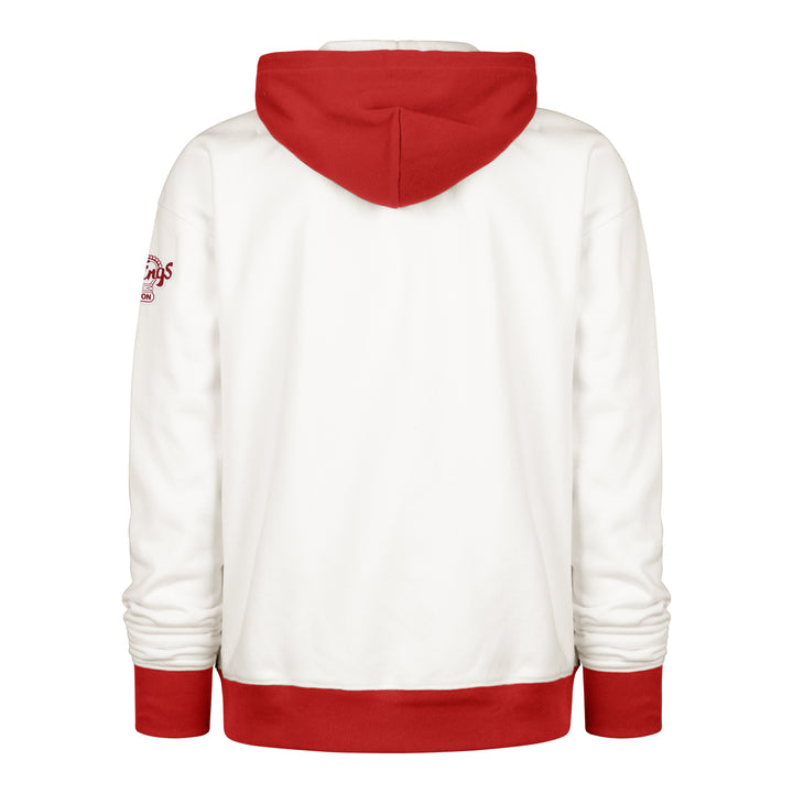 Edmonton Oil Kings '47 Cream & Red Golden Age Skipper Original Pullover Hoodie