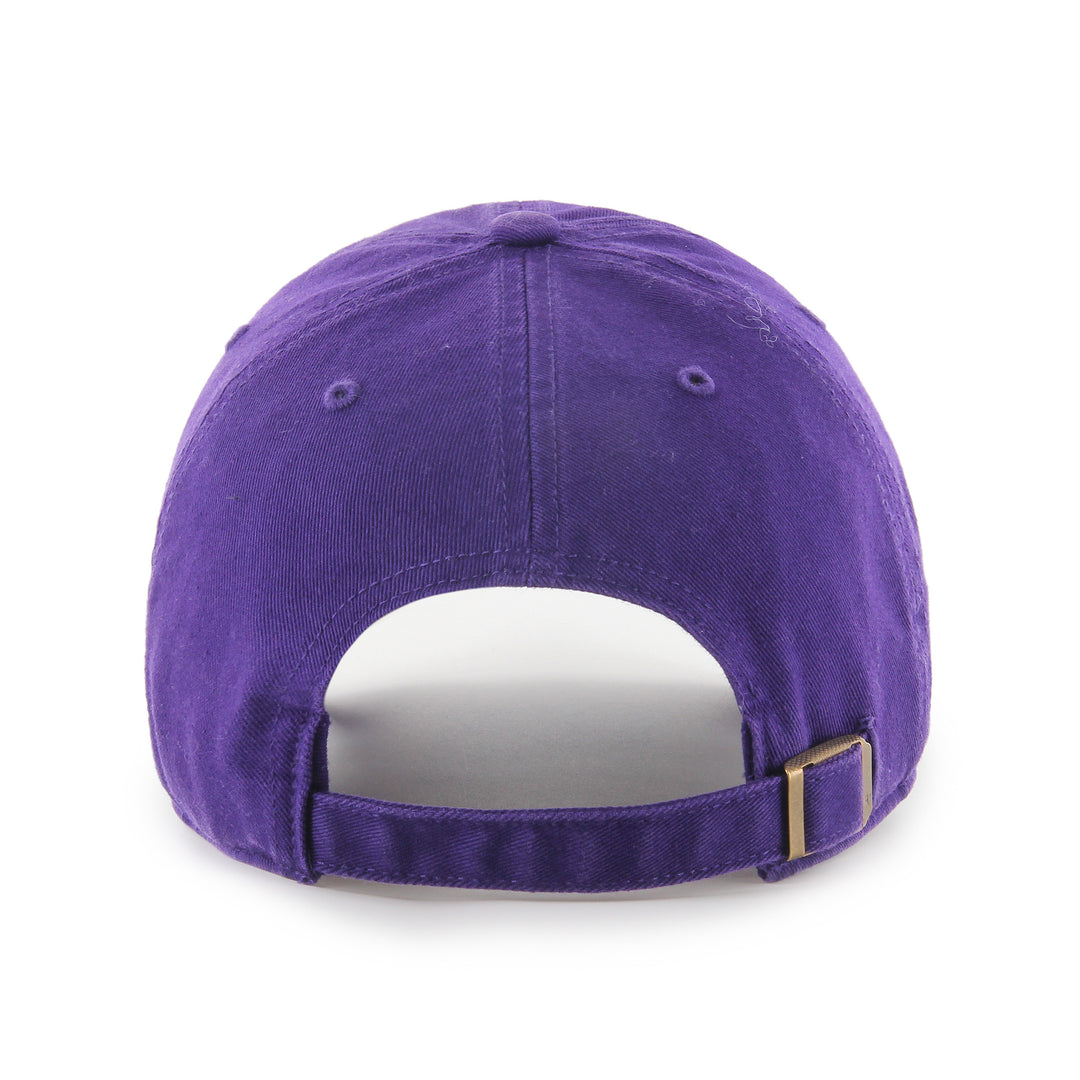 Edmonton Oil Kings '47 Purple Primary Logo Clean Up Adjustable Hat