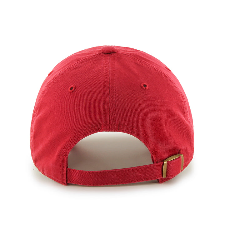 Edmonton Oil Kings '47 Red Primary Logo Clean Up Adjustable Hat