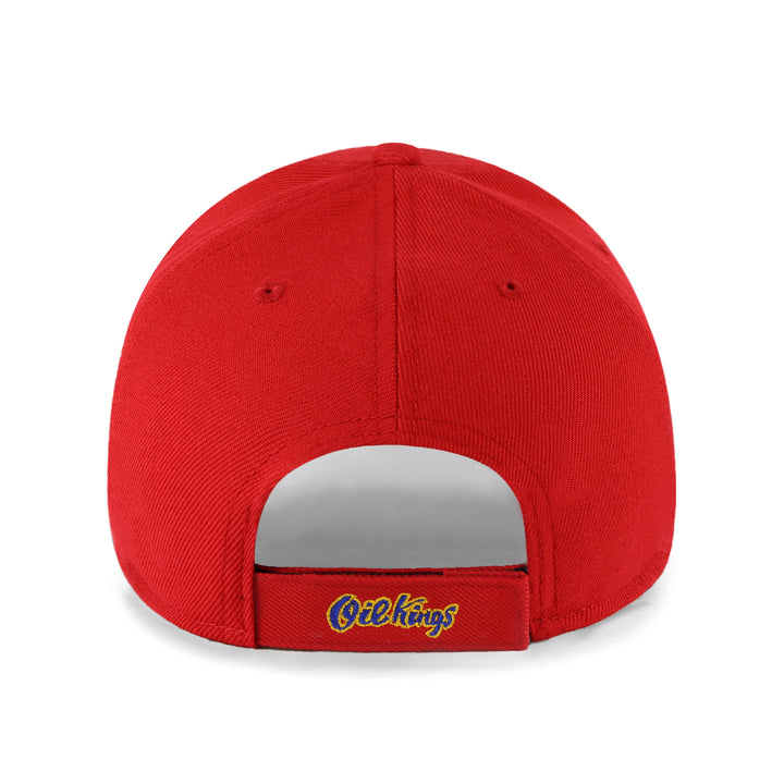Edmonton Oil Kings '47 Red Primary Logo MVP Adjustable Hat