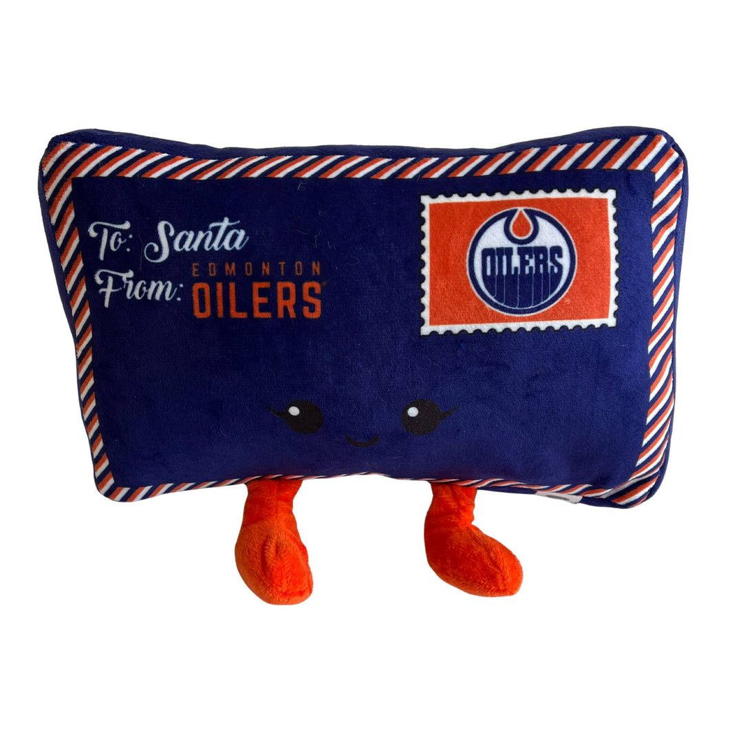Edmonton Oilers 10" "Letter to Santa" Postcard Plushie Toy