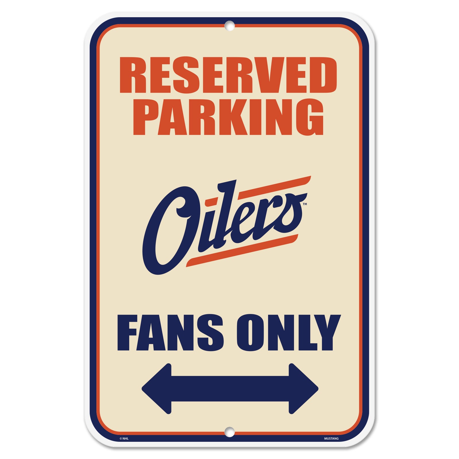 Edmonton Oilers 10" x 15" Parking Alternate Logo Wall Sign
