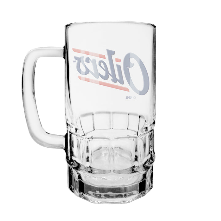 Edmonton Oilers 18 oz Alternate Logo Beer Stein Glass Mug
