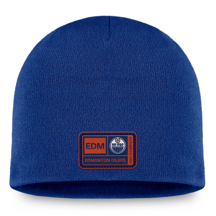 Edmonton Oilers Fanatics Blue 2023 Training Camp Authentic Pro Toque