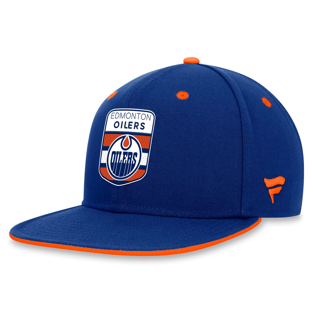 Edmonton Oilers Fanatics Blue 2023 NHL Draft Pro Snapback Hat